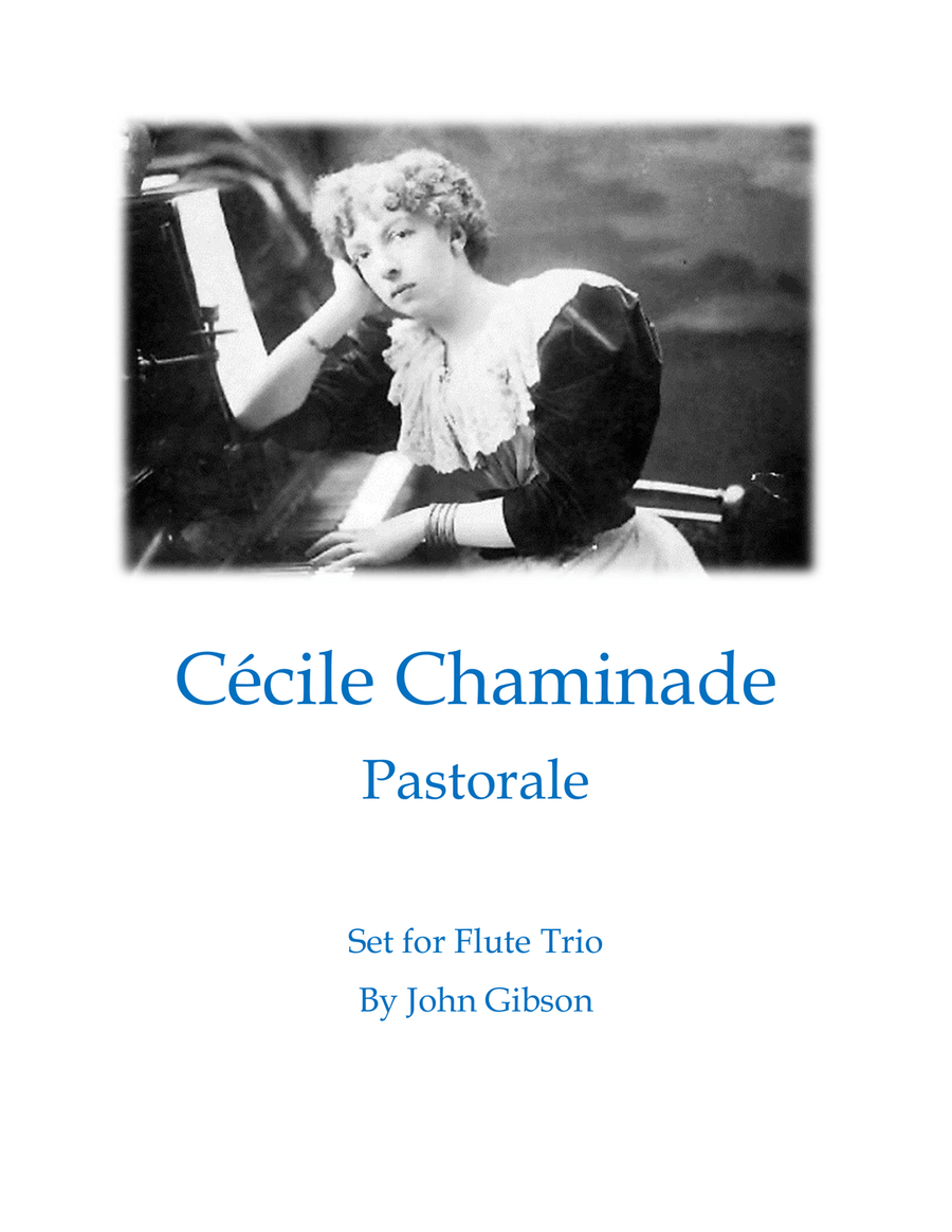 Cecile Chaminade - Pastorale set for Flute Trio Flute Trio scores gallery preview page 1
