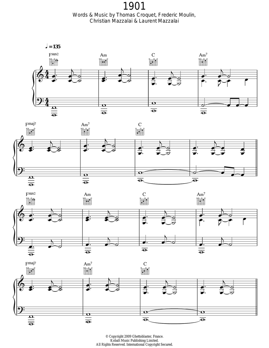 1901 Acoustic Guitar scores gallery preview page 1