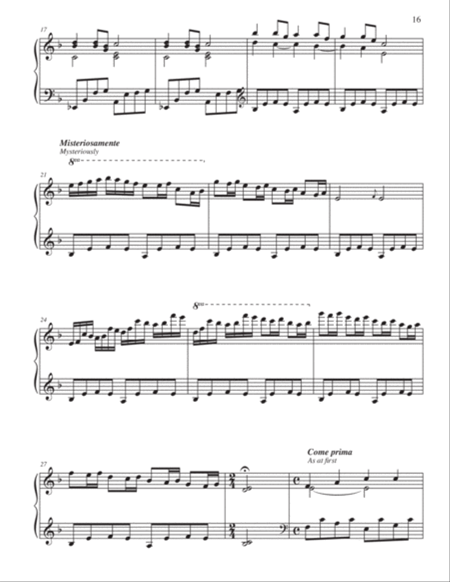Rocking - Czechoslovakian Carol Piano Solo scores gallery preview page 2