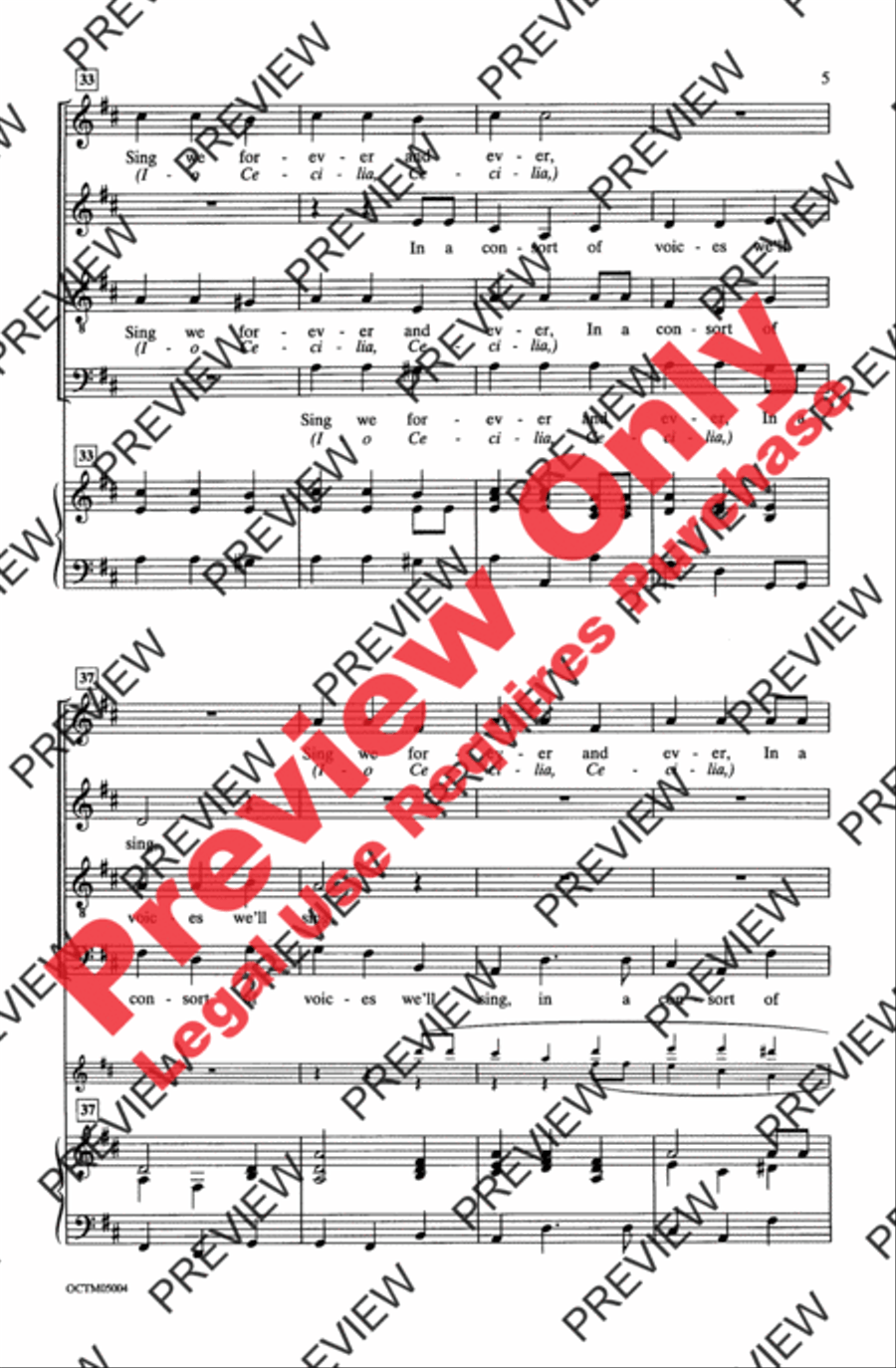 In a Consort of Voices 4-Part scores gallery preview page 5