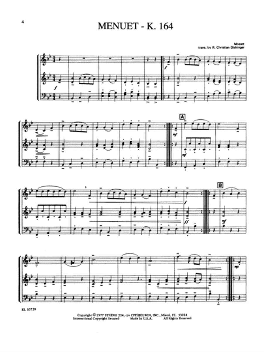 Classic Festival Solos (B-flat Trumpet), Volume 1 Cornet scores gallery preview page 4