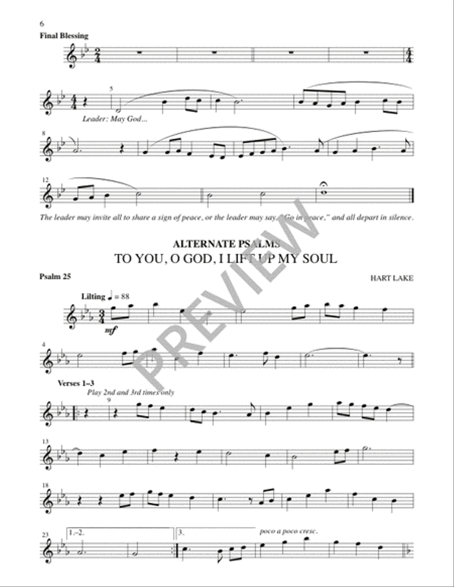 Holden Evening Prayer - Instrument edition 3-Octaves scores gallery preview page 7