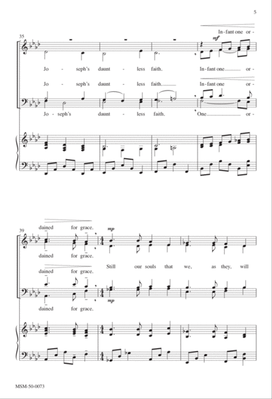 Night of Wonder 4-Part scores gallery preview page 4