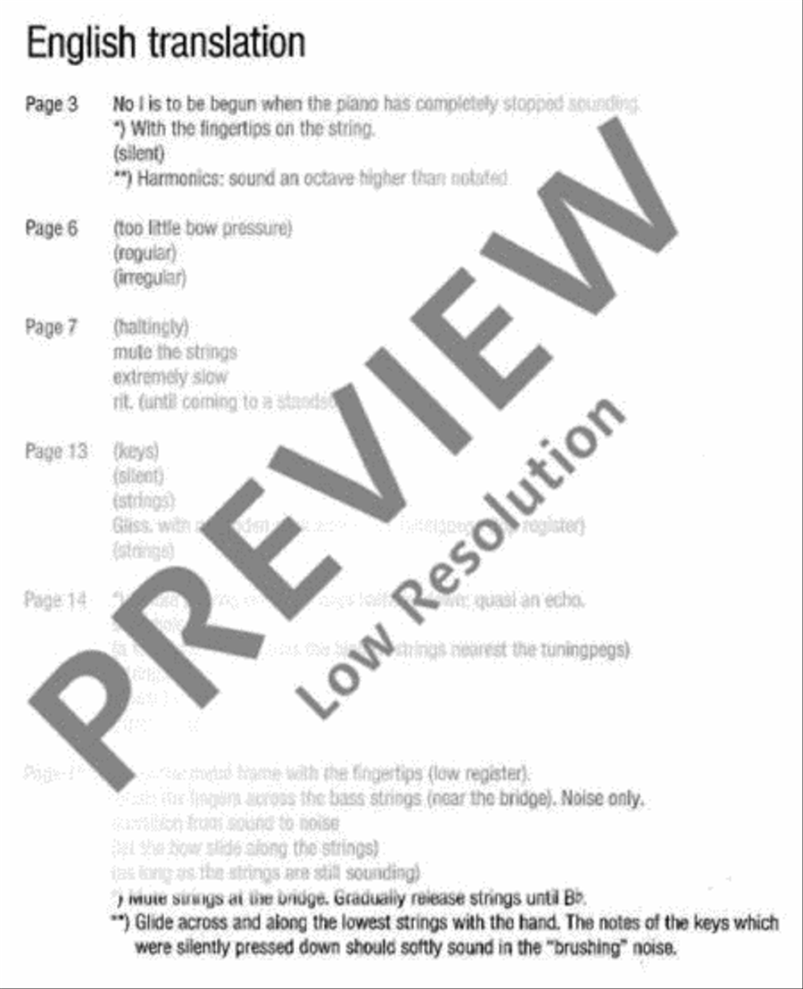 Songs without words Violin Solo scores gallery preview page 3