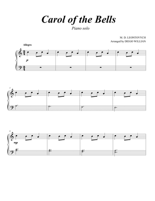 Carol of the Bells (easy piano)