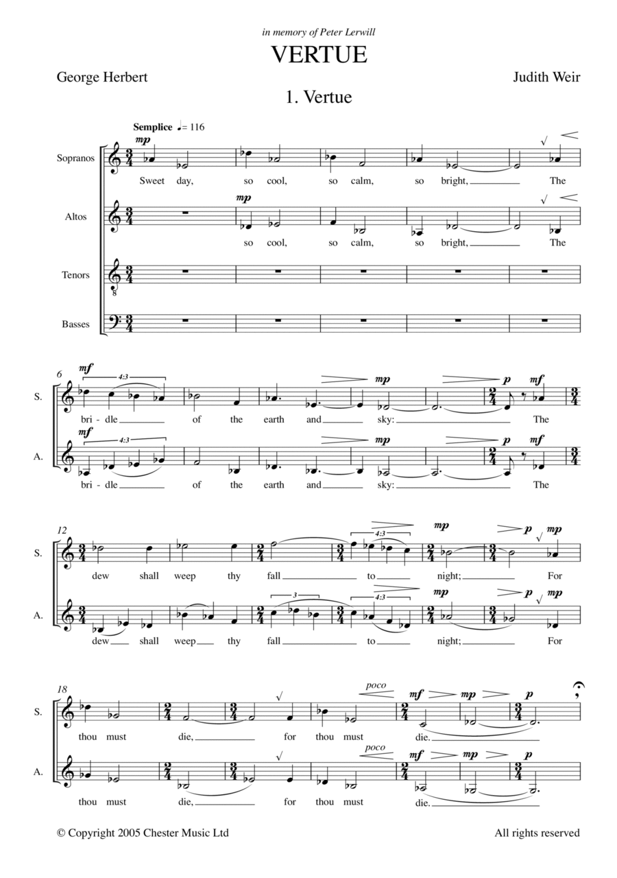 Vertue Choir scores gallery preview page 1