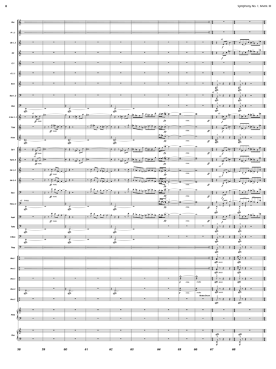And the Earth Trembled (Symphony 1, New Day Rising, Mvt. III) Concert Band scores gallery preview page 7