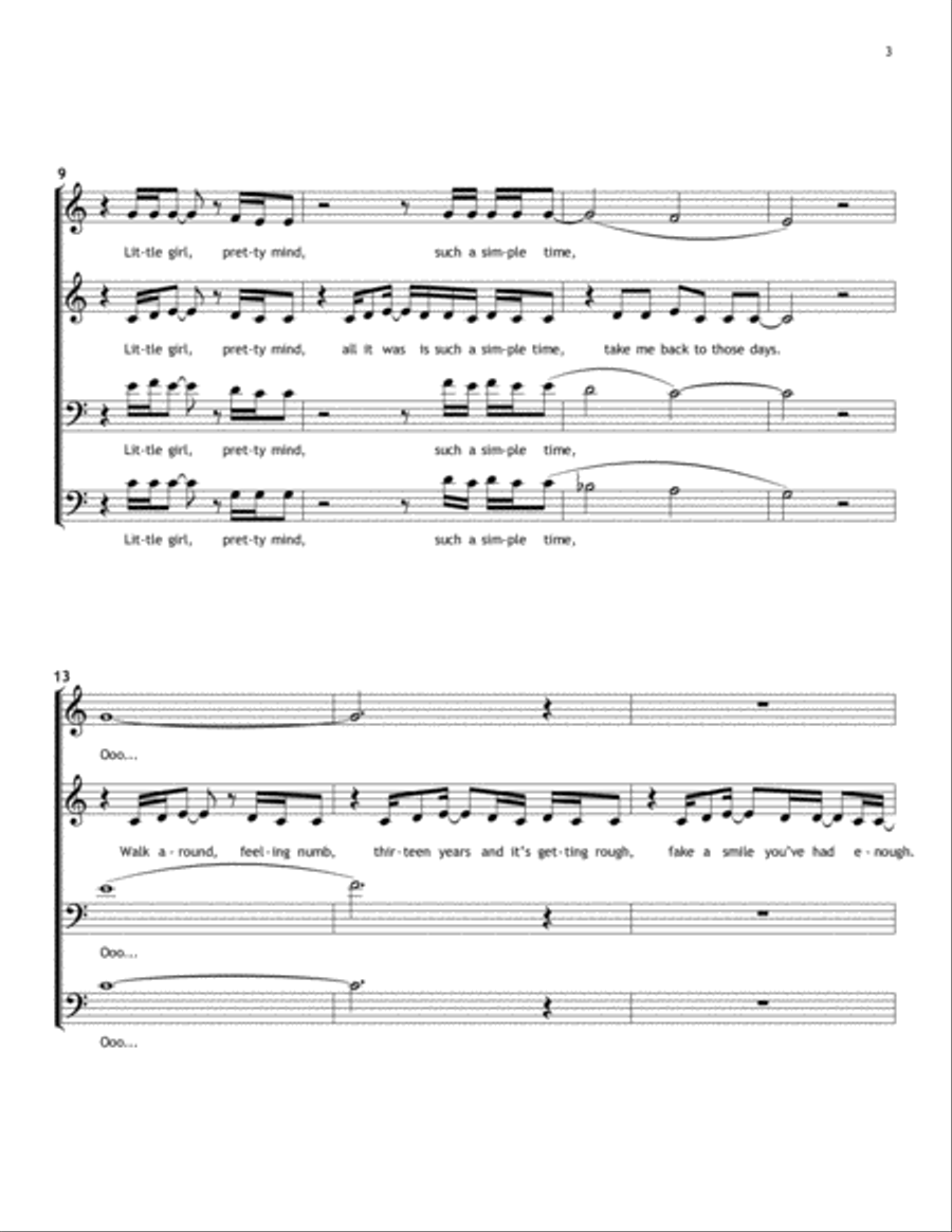 Timeless 4-Part scores gallery preview page 3