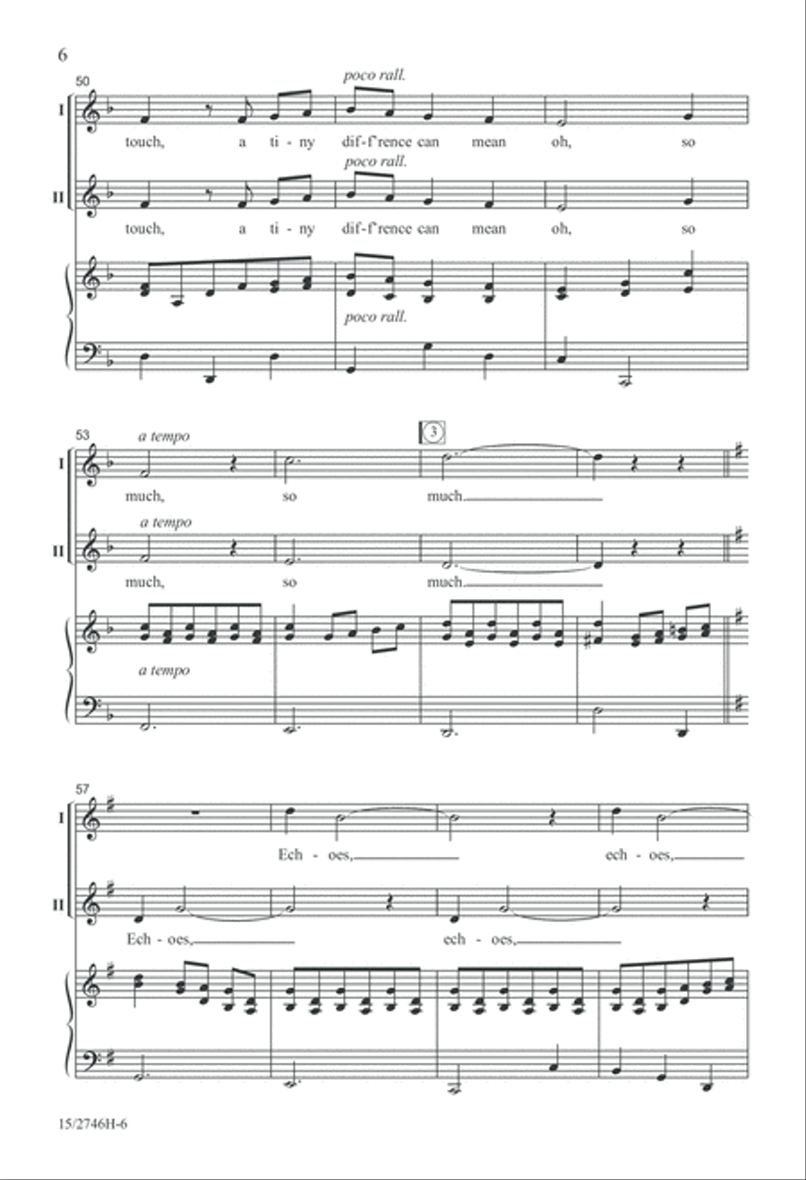 Echoes of Kindness Echoes of Kindness 2-Part scores gallery preview page 6