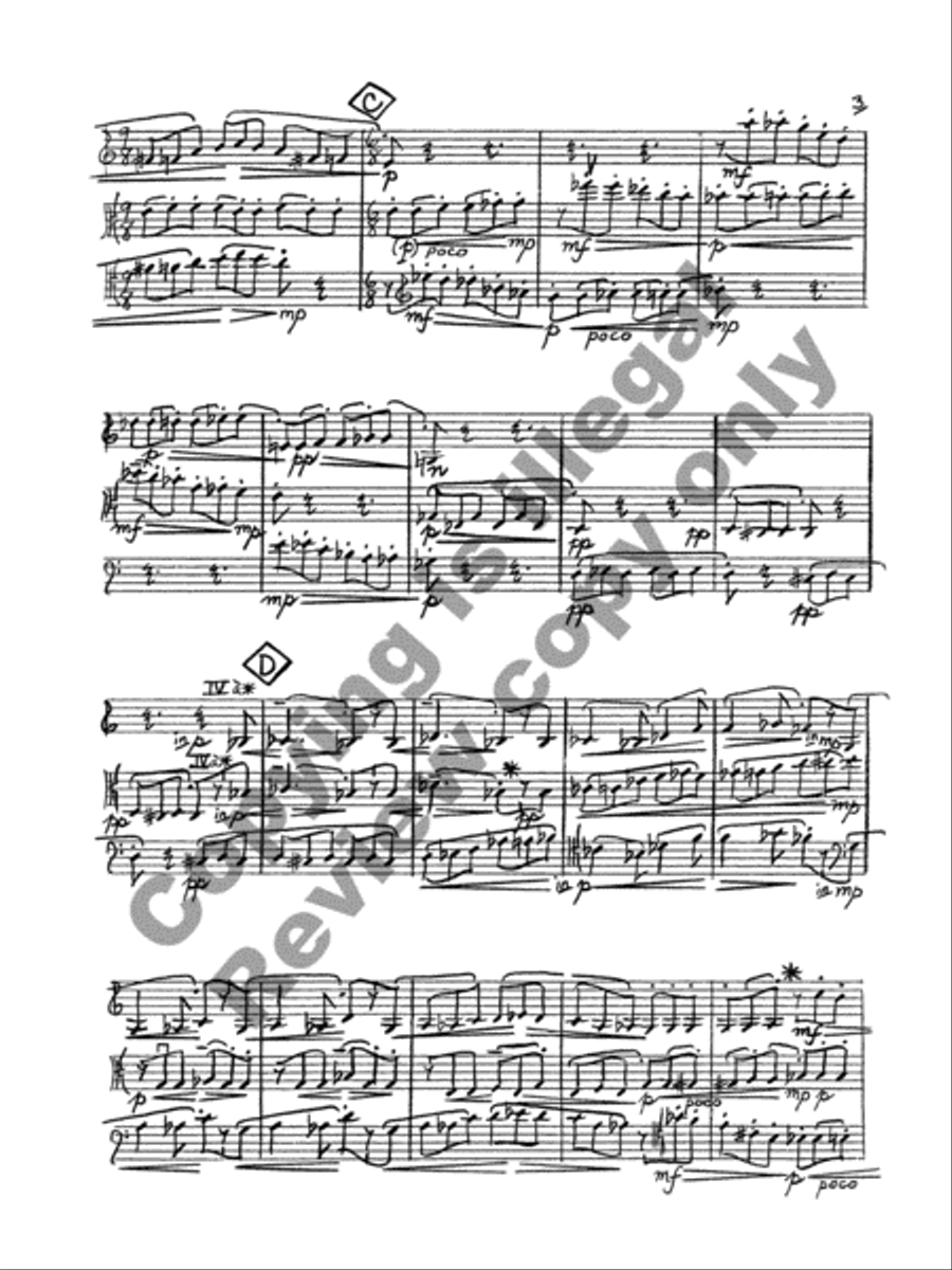 Images from Stillness String Trio scores gallery preview page 6