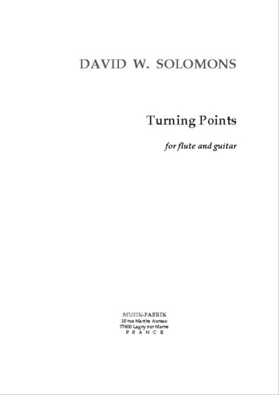 Turning Points Flute scores gallery preview page 1