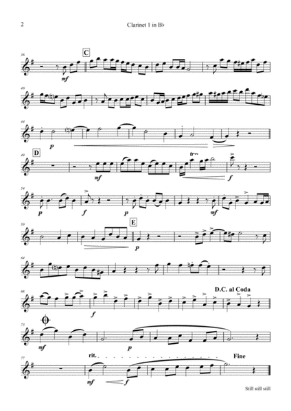 Still Still Still - Christmas song - Clarinet Trio image number null