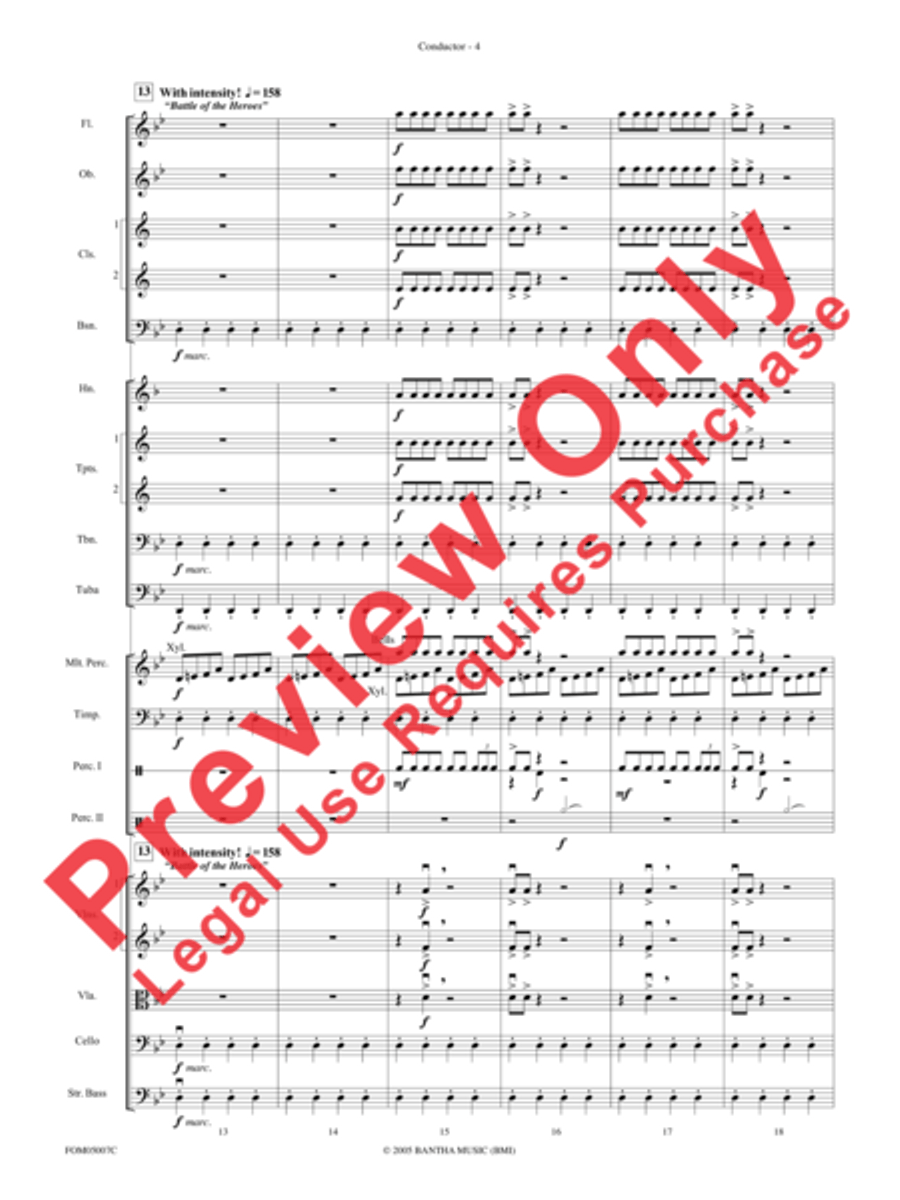 Selections from Star Wars: Episode III Revenge of the Sith Full Orchestra scores gallery preview page 34
