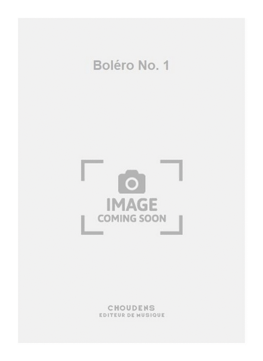 Boléro No. 1 Boléro No. 1 Alto Voice scores gallery preview page 1