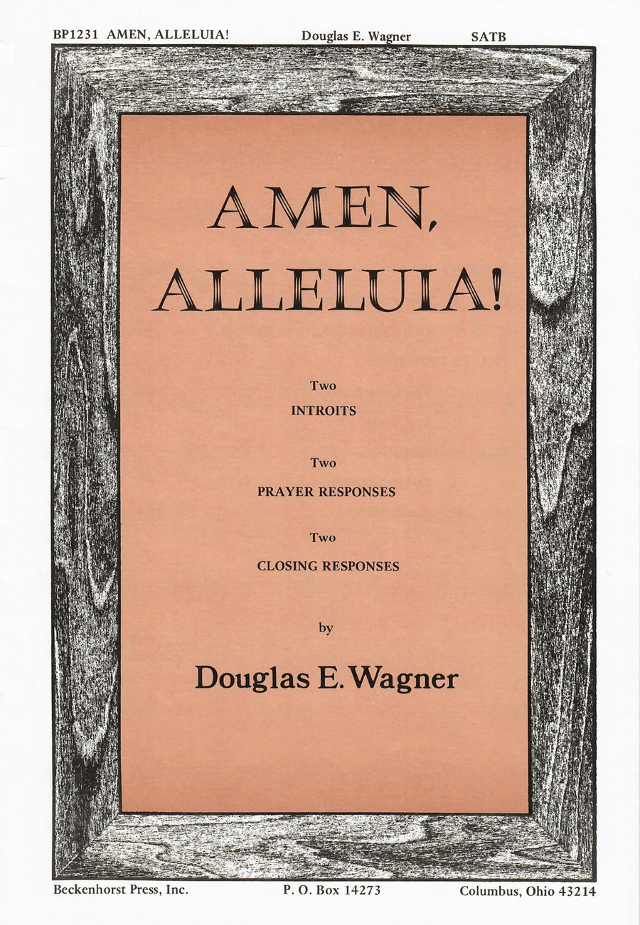 Amen, Alleluia! Amen, Alleluia! 4-Part scores gallery preview page 1