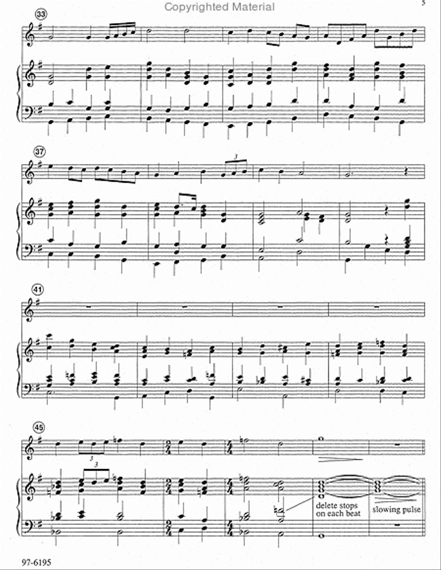 Prelude on Sine nomine (For All the Saints) Trumpet scores gallery preview page 4