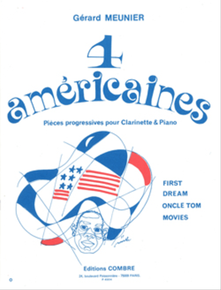 Americaines (4) Clarinet Solo scores gallery preview page 1