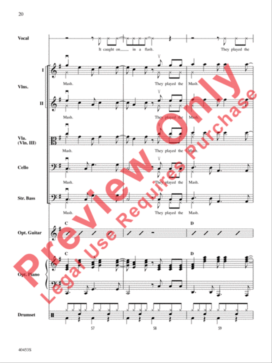 Monster Mash String Orchestra scores gallery preview page 21