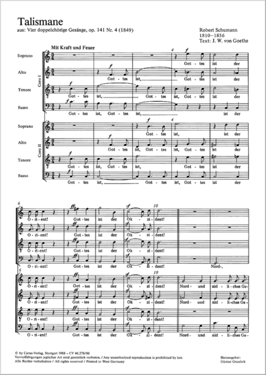 Talismane Talismane 4-Part scores gallery preview page 2