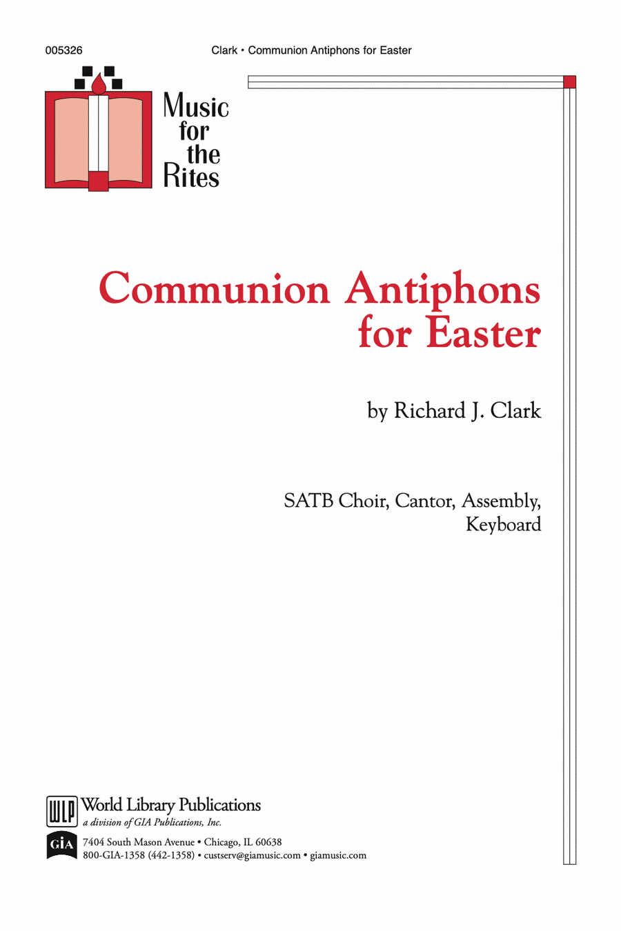 Communion Antiphons for Easter 4-Part - Sheet Music