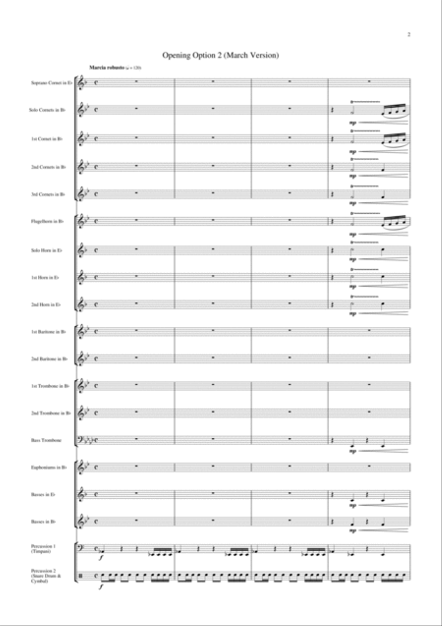 Thunderbirds Brass Band scores gallery preview page 5
