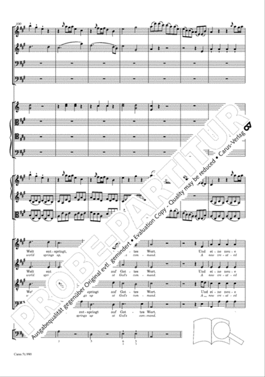 The Creation (Die Schopfung) 4-Part scores gallery preview page 47