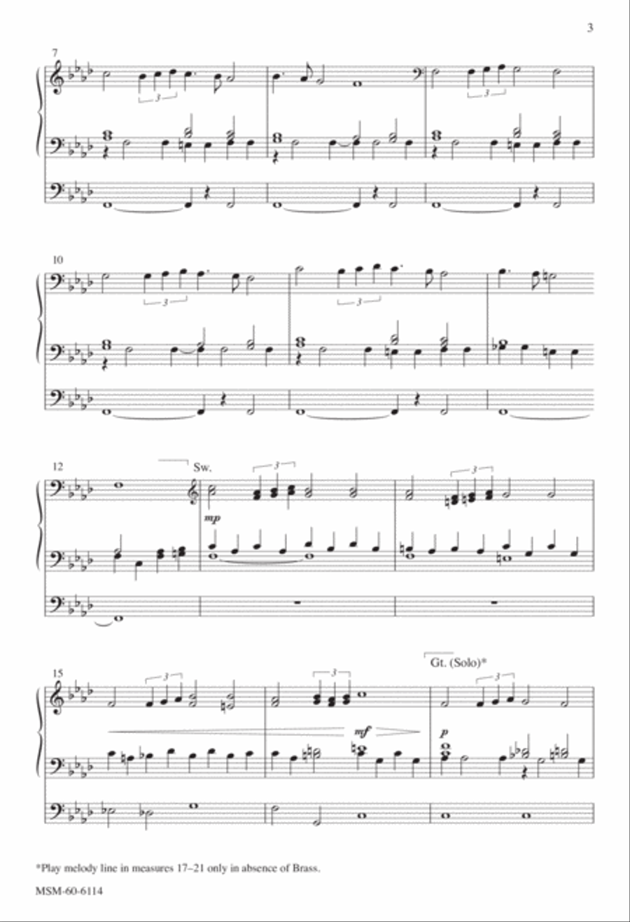 Thy Strong Word Did Cleave the Darkness 4-Part scores gallery preview page 3