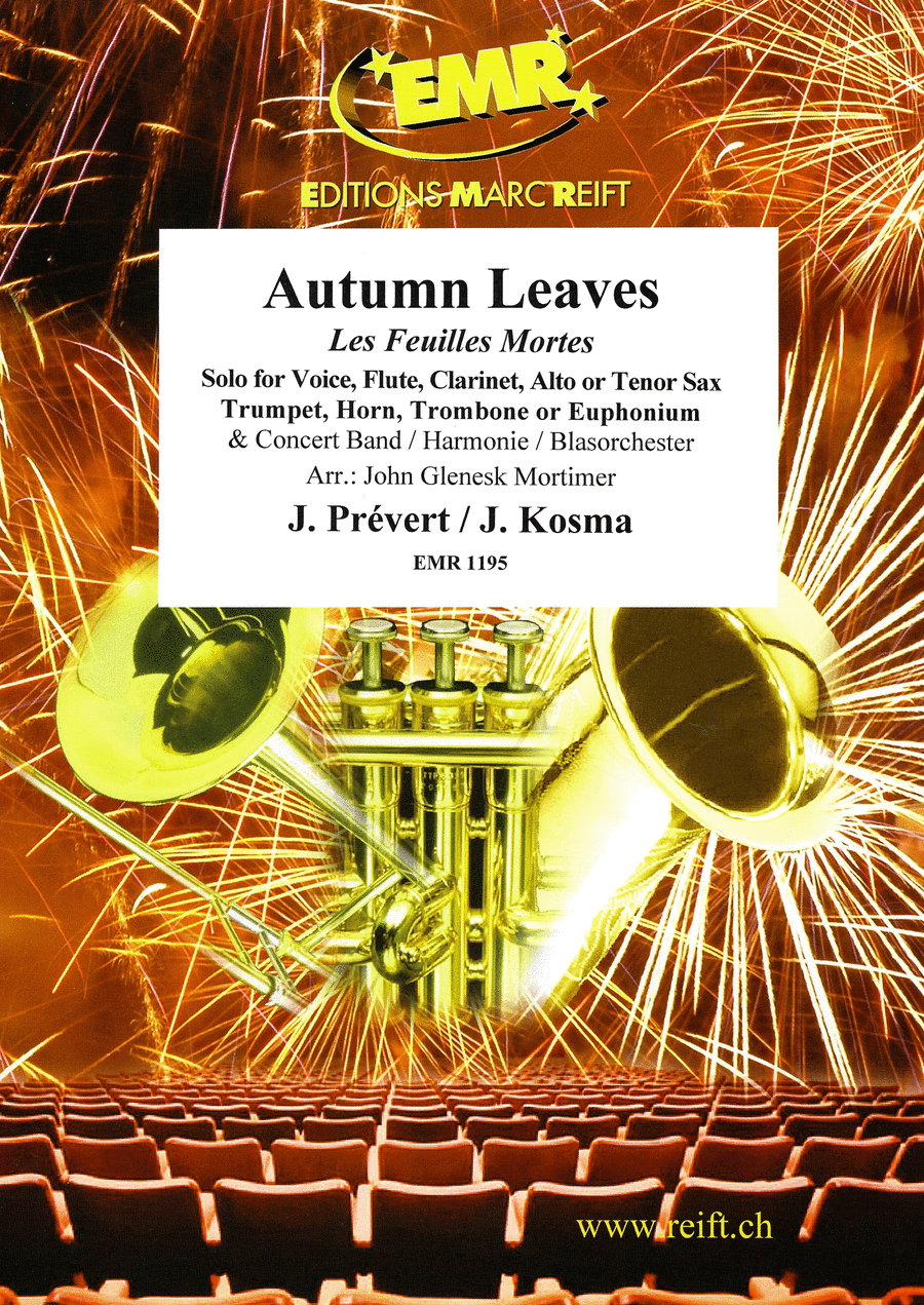 Autumn Leaves Concert Band scores gallery preview page 1