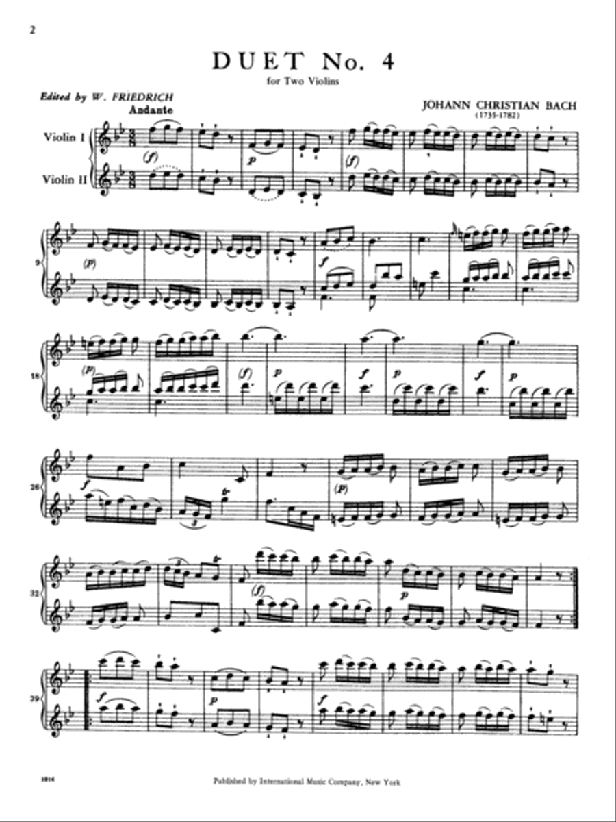 Six Duets: Volume II Six Duets: Volume II Violin scores gallery preview page 2