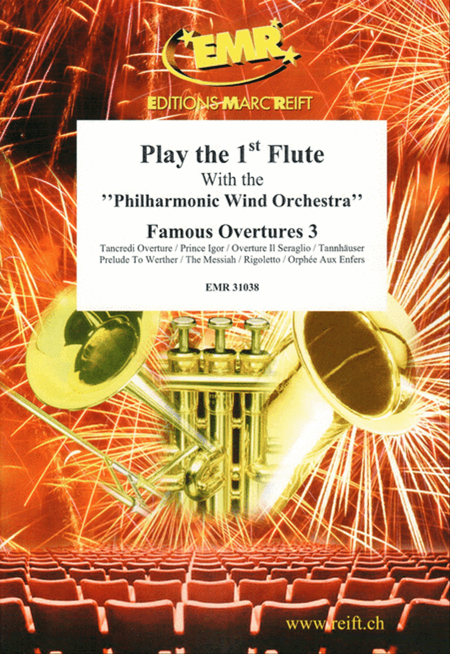 Book cover for Play The 1st Flute With The Philharmonic Wind Orchestra