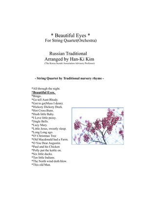 Beautiful Eyes (For String Quartet)
