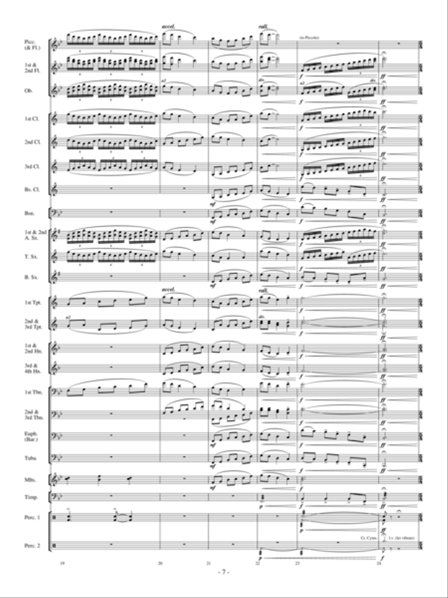 Sensei's Ride On The Cherry Blossom Express Concert Band scores gallery preview page 6