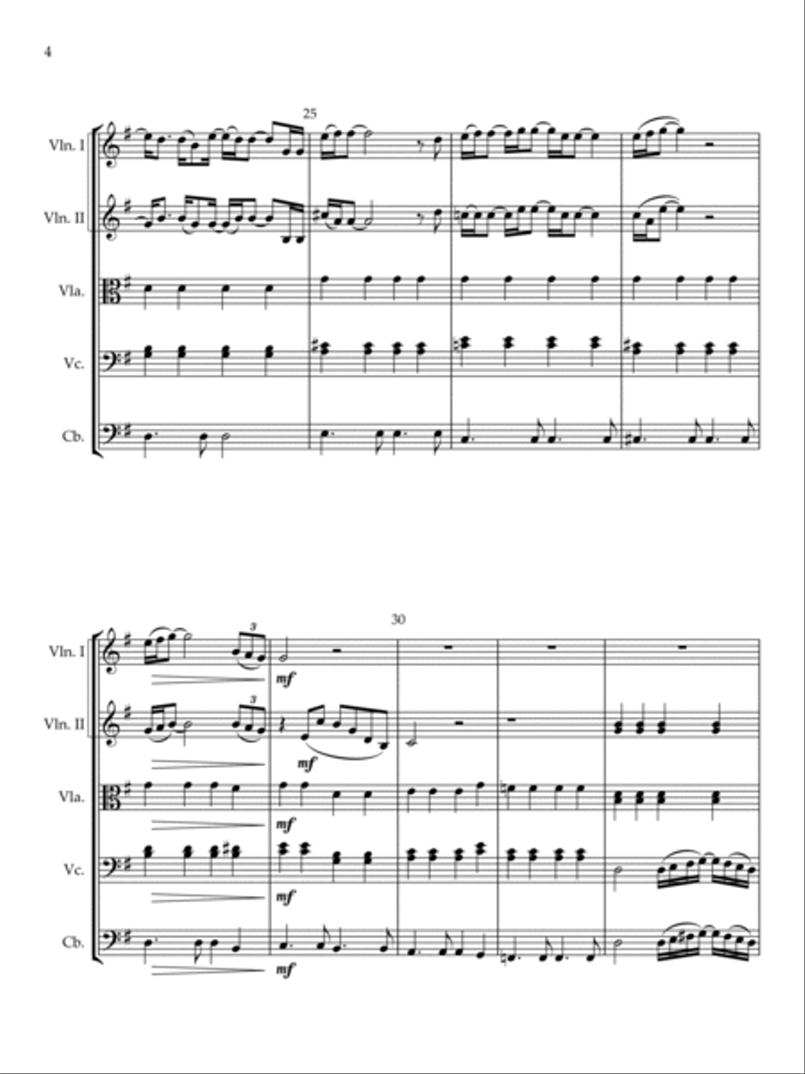 Someone Saved My Life Tonight String Orchestra scores gallery preview page 4