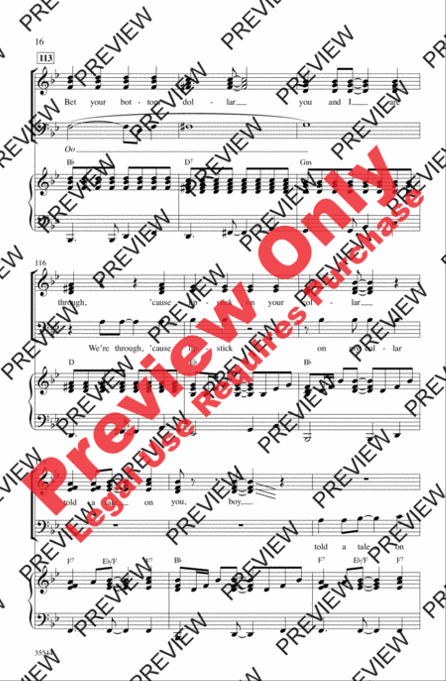 We Love the '50s 4-Part scores gallery preview page 16