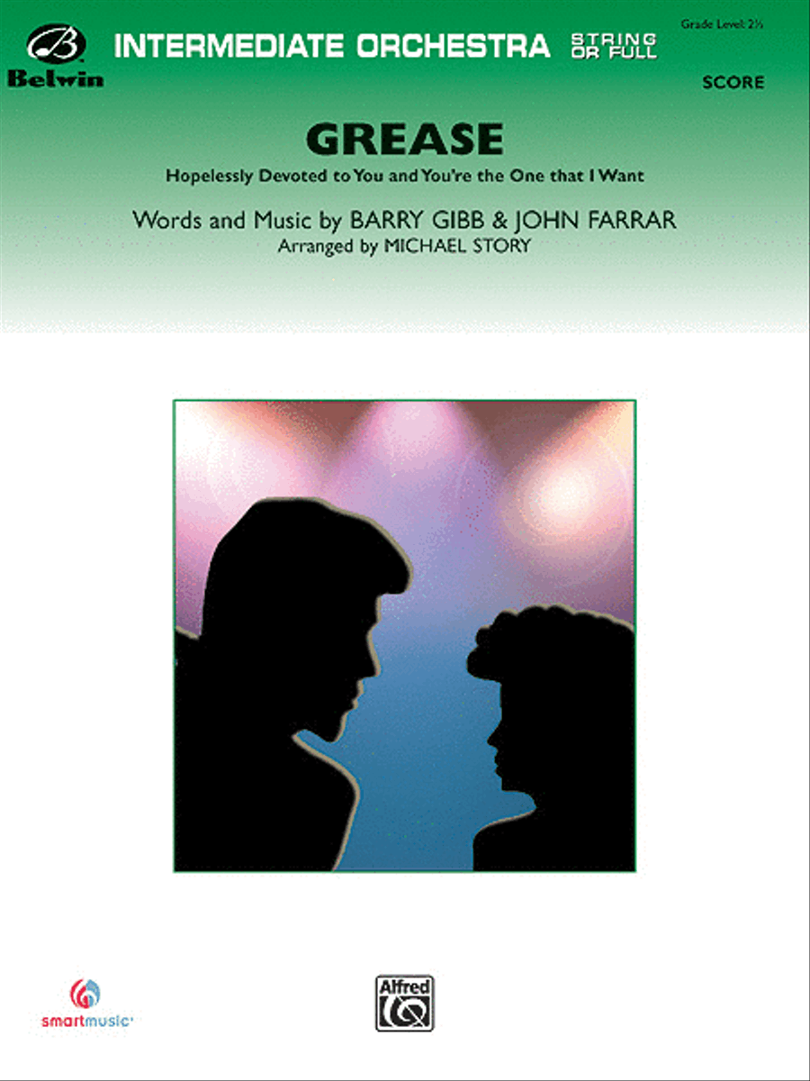 Grease Grease Full Orchestra scores gallery preview page 1