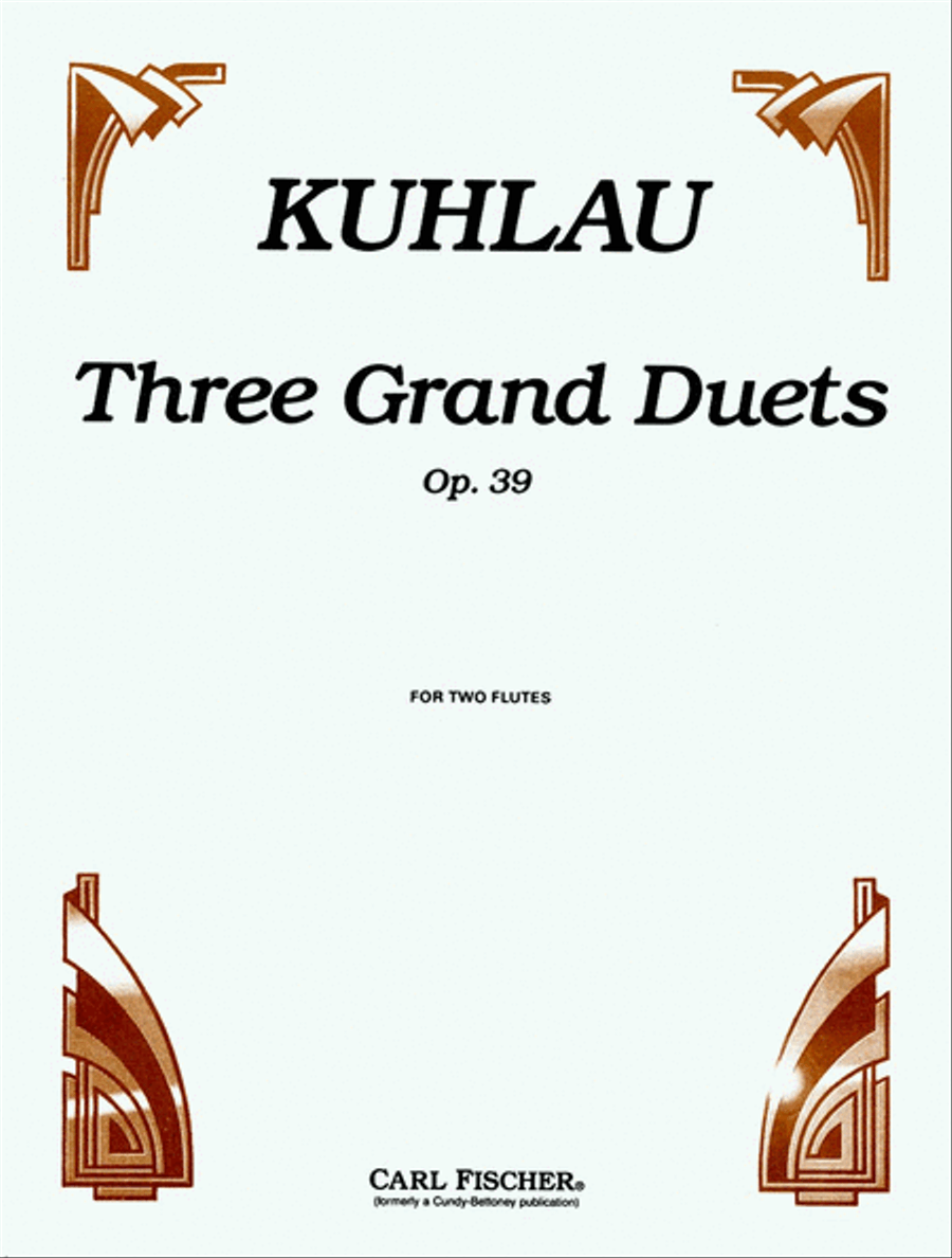 Three Grand Duets Flute Duet scores gallery preview page 1