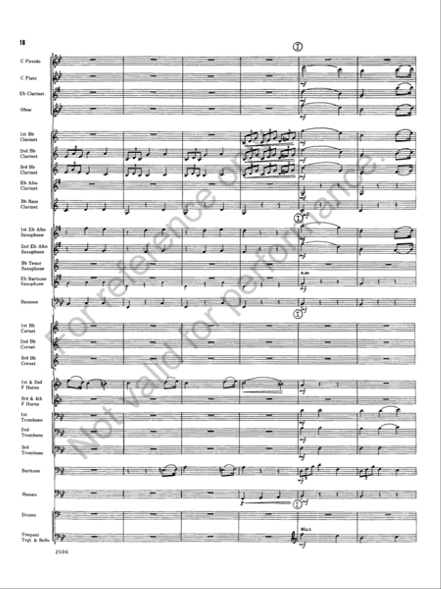 Armida Concert Band scores gallery preview page 18