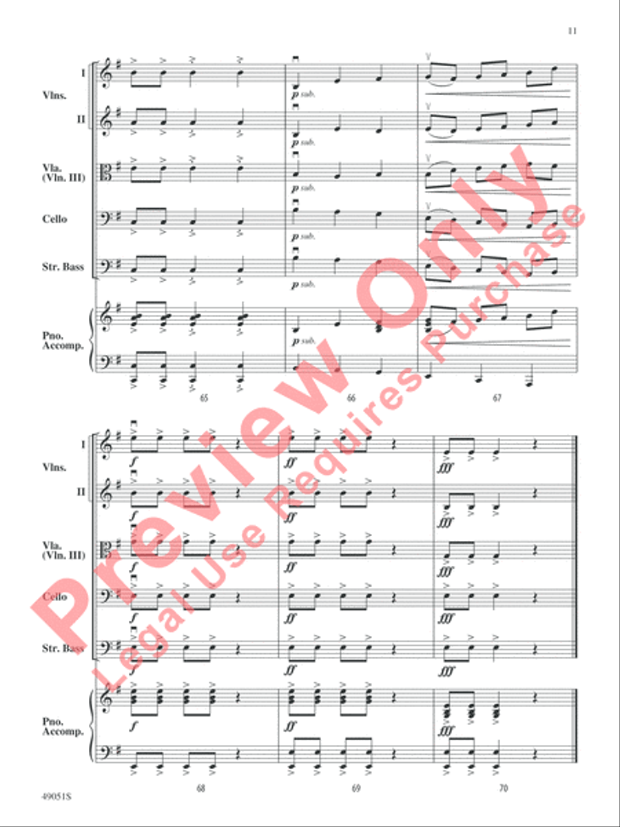 G Force String Orchestra scores gallery preview page 12