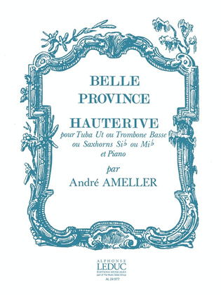 Book cover for Hauterive Op.185 (tuba & Piano)