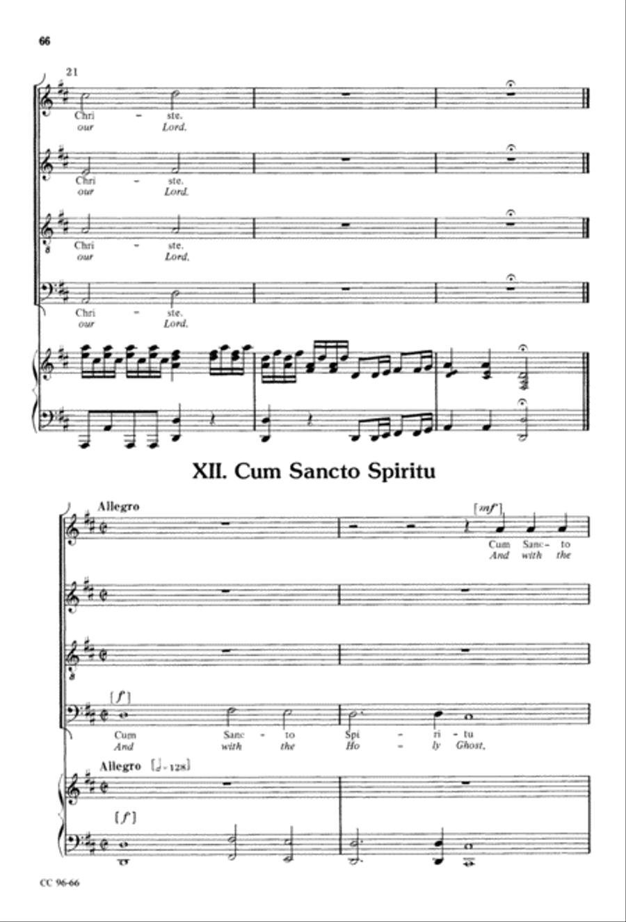Gloria Gloria 4-Part scores gallery preview page 67