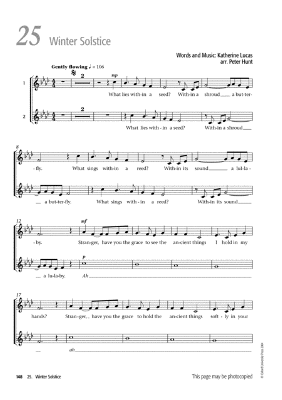 Voiceworks at Christmas Unison Choir scores gallery preview page 33