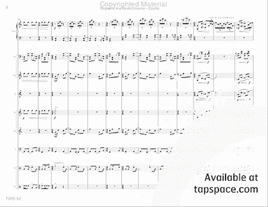 Meanwhile in a Parallel Universe Redux Percussion Ensemble scores gallery preview page 13