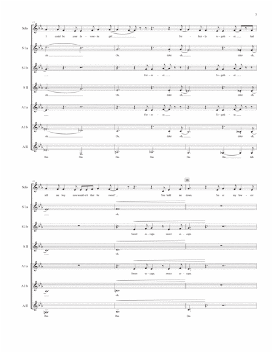 The Sweet Escape SSA scores gallery preview page 4