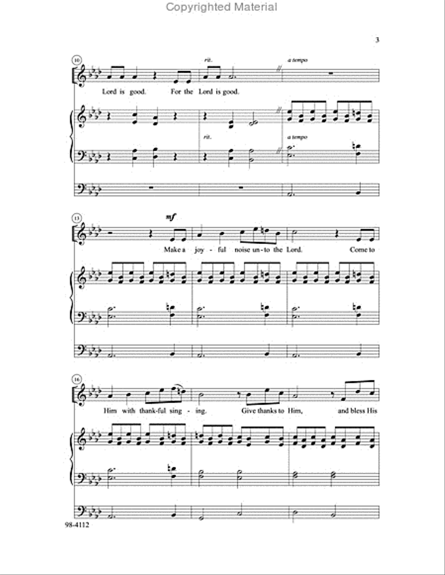 For the Lord Is Good 2-Part scores gallery preview page 3