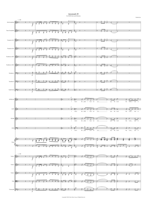 Jeremiah 29 - Full Orchestral Score