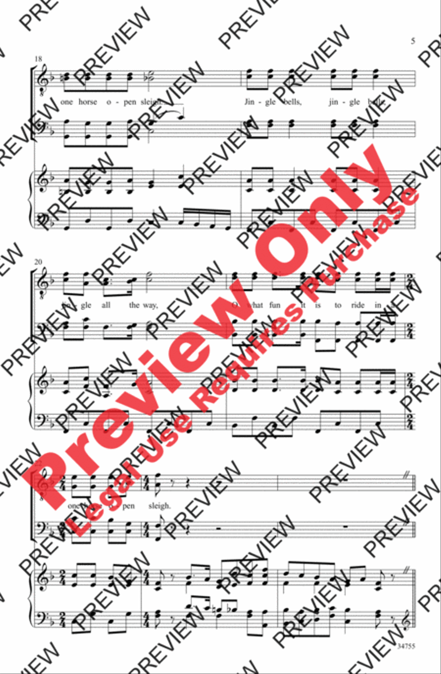 Nutcracker Jingles Nutcracker Jingles Men's Choir scores gallery preview page 17