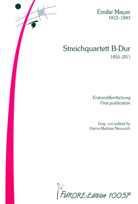 Book cover for Streichquartett B-Dur
