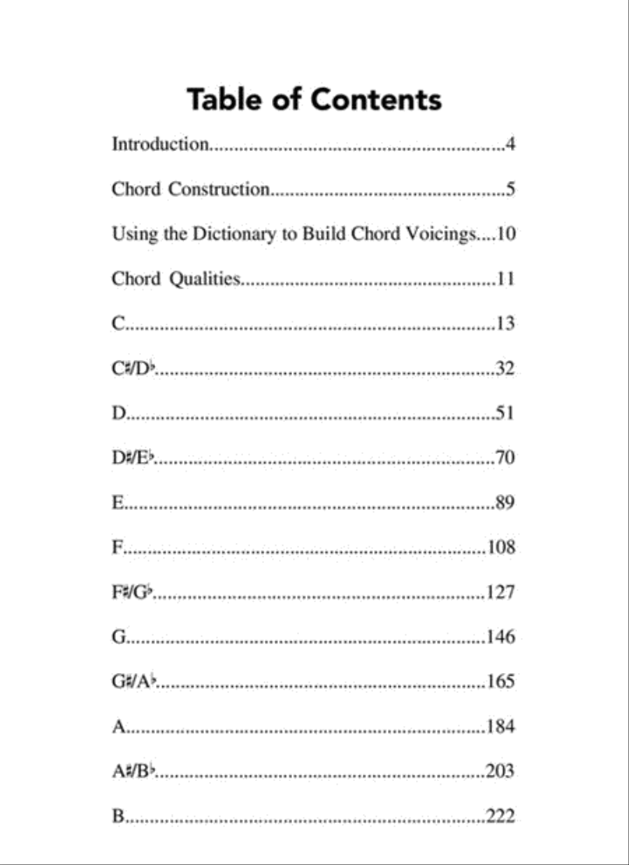 Hal Leonard Pocket Piano Chord Dictionary