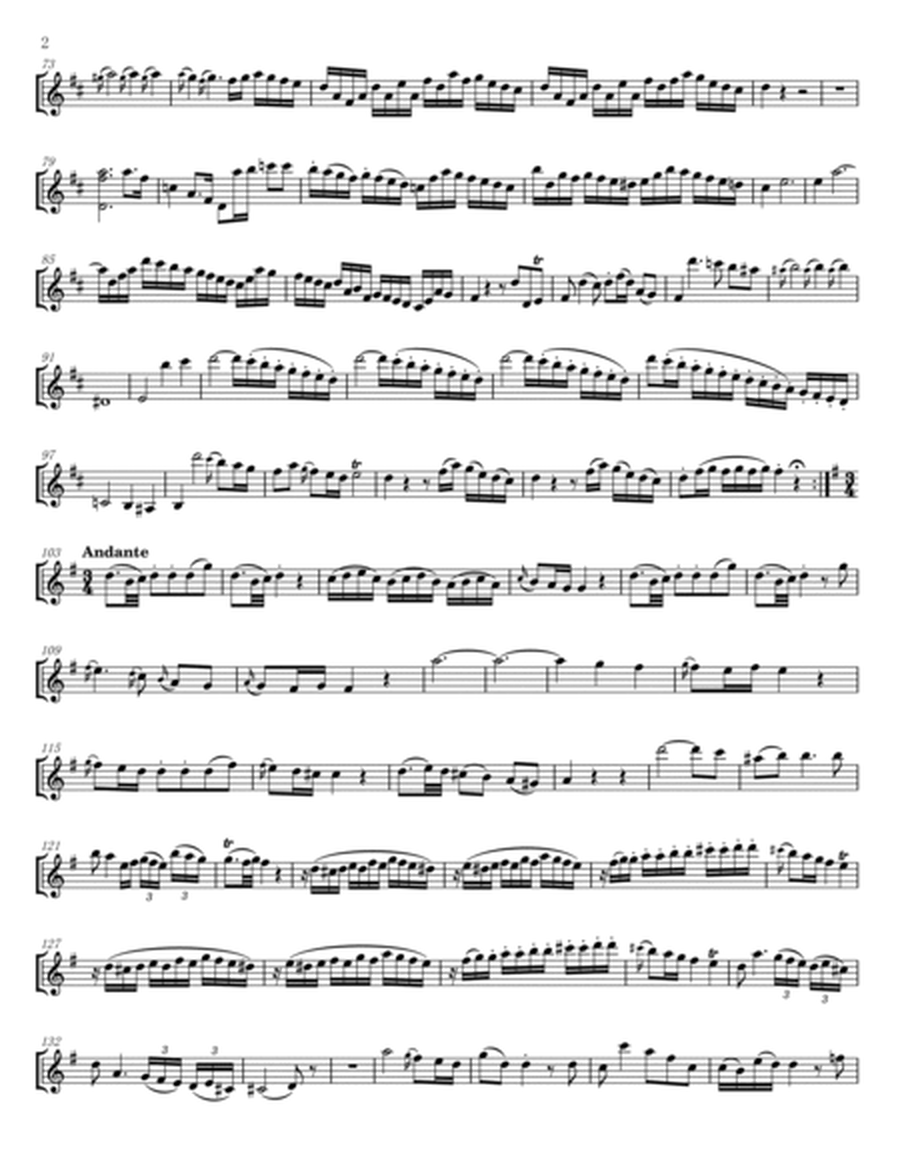 Mozart - Divertimento in D major, K.136/125a - For Violin1 Solo Original image number null