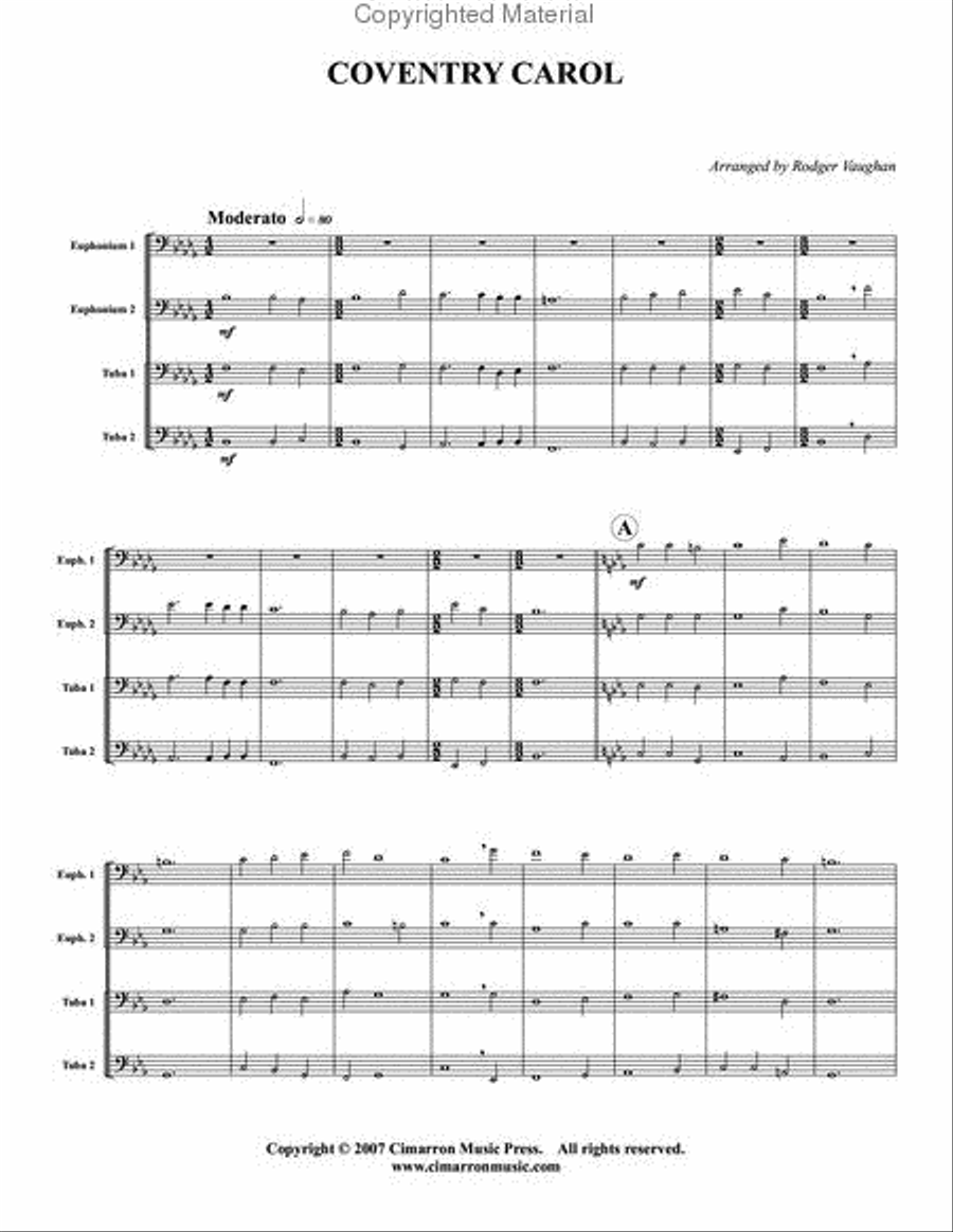 Coventry Carol EETT scores gallery preview page 2